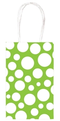 Kiwi Dot Printed Cub Bags | Party Supplies