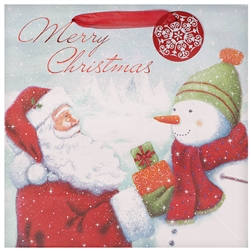 Traditional Santa Large Square Bags | Party Supplies