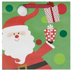 Whimsical Santa Large Square Bags | Party Supplies