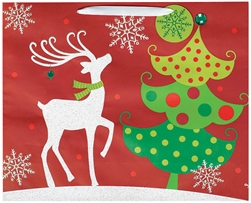 Contemporary Reindeer Extra Large Vogue Bags | Party Supplies