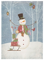 Traditional Snowman Jumbo Bags | Party Supplies