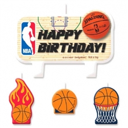 Spalding Basketball Birthday Candle Set | Party Supplies