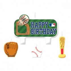MLB Birthday Candle Set | Party Supplies