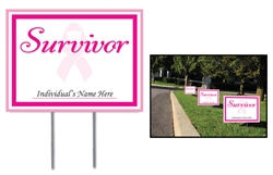 Pink Custom Yard Sign