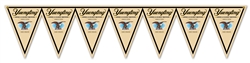 11-1/4" x 7' Custom Printed Pennant Banner