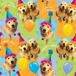 Puppies Gift Wrap | Party Supplies