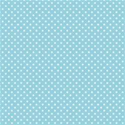 Pastel Blue Polka Dot Gift Wrap | Party Supplies