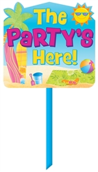 Fun In The Sun Yard Sign | Luau Party Supplies