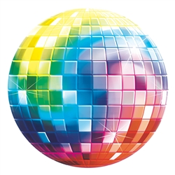 Disco Fever Glossy Paper Cutouts | Party Supplies