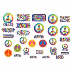 Feeling Groovy Mega Value Pack Cutouts | Party Supplies
