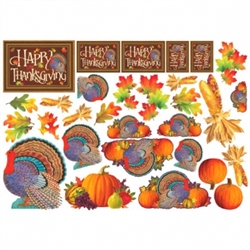 Thanksgiving Mega Value Pack Cutouts | Party Supplies