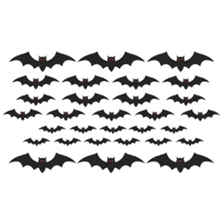 Cemetery Mega Value Pack Bat Cutouts