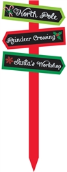 Christmas Arrow Value Yard Stake | Party Supplies