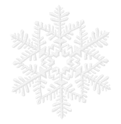 White Small Snowflake Decoration | Party Supplies