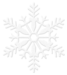 White Medium Snowflake Decoration | Party Supplies