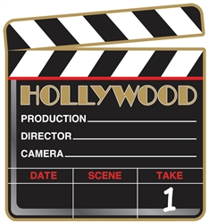 Hollywood Clapboard Cutouts | Party Supplies