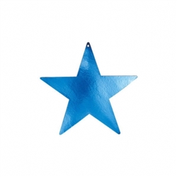 Blue 3-1/2" Mini Packaged Foil Star | Party Supplies