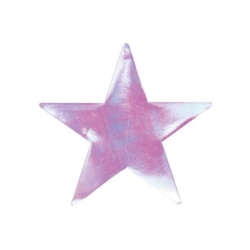 Iridescent 3-1/2" Mini Packaged Foil Star | Party Supplies