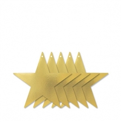 Gold 9" Foil Star | Party Supplies