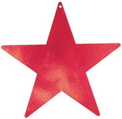 Red 15" Foil Star