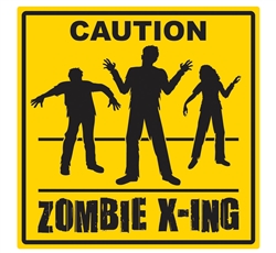 Zombie Crossing Cutout