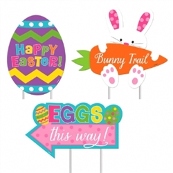 Easter Sidewalk Signs | Party Supplies
