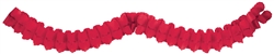 Red 12' Paper Garland | party decorations