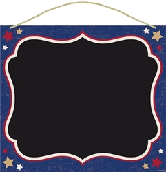 Americana Sign w/Rope Hanger Chalkboard | Party Supplies