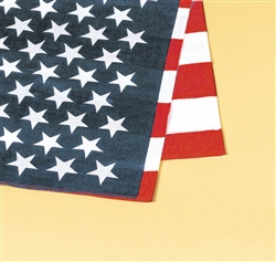American Flag Printed Bandana | Party Supplies