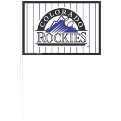 Colorado Rockies Plastic Flags | Party Supplies