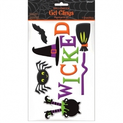 Small Witch Gel Cling | Party Supplies