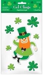 Leprechaun Small Gel Clings | Party Supplies