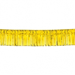 Gold 15" Metallic Fringe Garland | Party Supplies