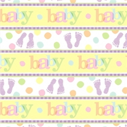 Baby Steps Gift Wrap | Party Supplies