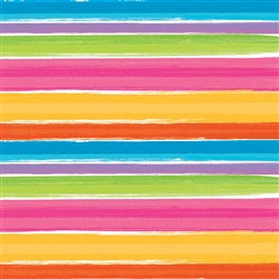 Bright Stripe Gift Wrap | Party Supplies