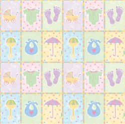 Baby's Nursery Gift Wrap | Party Supplies