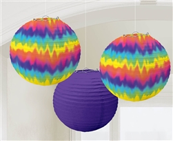 Feeling Groovy Paper Lanterns | Party Supplies