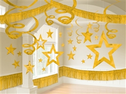Gold Giant Room Decorating Kit | Party Supplies