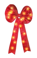 Red Lighted Bow | Party Supplies