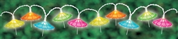 Parasol String Lights | Luau Party Supplies