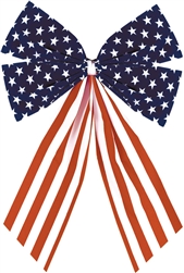 Patriotic Stars & Stripes - Small Bow | Party Supplies