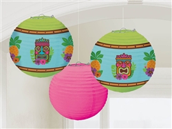 Summer Luau Printed Paper Lanterns | Luau Party Supplies