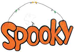 Spooky Large Sign | Halloween Hanging Decorations