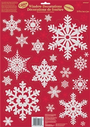 Traditional Snowflake Window Decoration | Party Supplies
