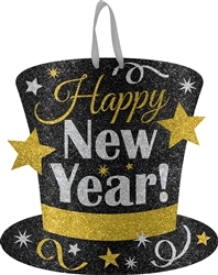 Happy New Year Medium Glitter Sign