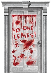 Asylum Dripping Blood Door Decoration | Party Supplies