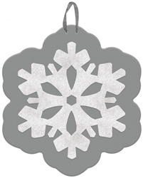 Snowflake Value Sign | Party Supplies