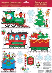 Christmas Train Window Decoration | Party Supplies