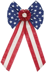 Americana Bow Burlap | Party Supplies