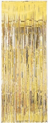 Gold Metallic Curtains | Party Supplies
